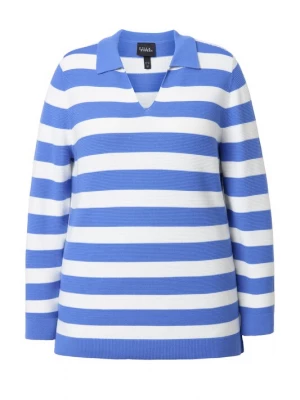 Foto van product Ulla Popken Trui blauw / wit