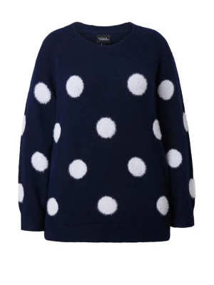 Foto van product Ulla Popken Trui donkerblauw / wit