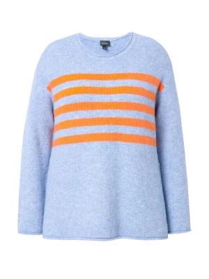 Foto van product Ulla Popken Trui hemelsblauw / oranje