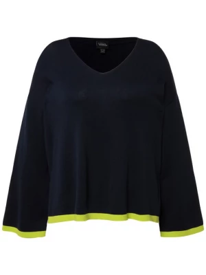 Foto van product Ulla Popken Trui marine / limoen