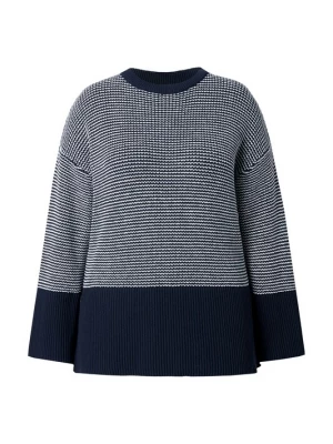 Foto van product Ulla Popken Trui marine / wit