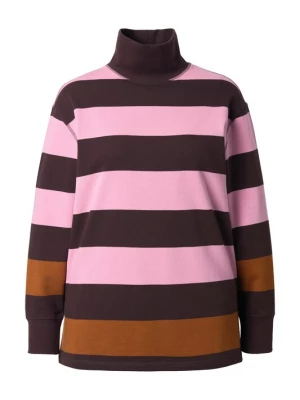 Foto van product Ulla Popken Trui ombergrijs / donkerbruin / rosa