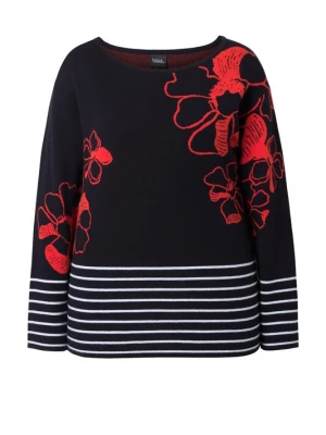 Foto van product Ulla Popken Trui rood / zwart / wit