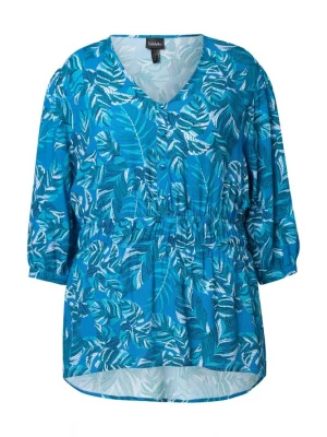 Foto van product Ulla Popken Tuniek blauw / aqua / wit