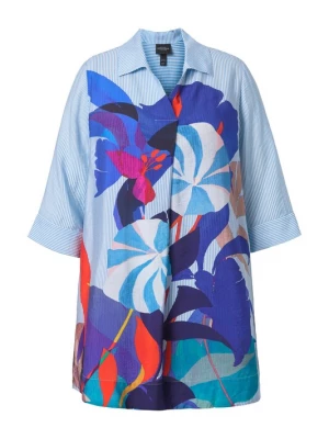Foto van product Ulla Popken Tuniek blauw / lila / rood / wit