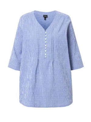 Foto van product Ulla Popken Tuniek blauw / wit