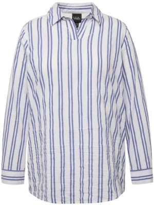 Foto van product Ulla Popken Tuniek blauw / wit