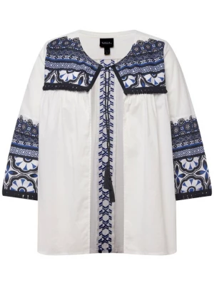 Foto van product Ulla Popken Tuniek blauw / wit