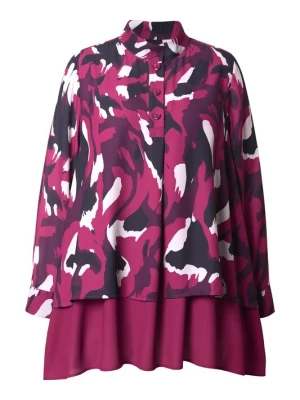 Foto van product Ulla Popken Tuniek bordeaux / zwart / wit