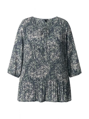 Foto van product Ulla Popken Tuniek crème / navy / mintgroen