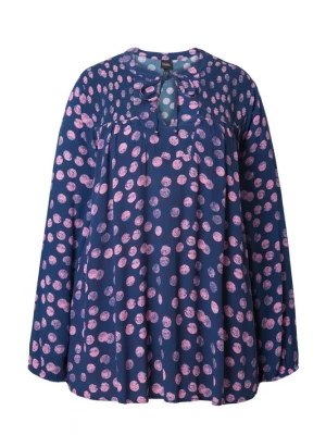 Foto van product Ulla Popken Tuniek donkerblauw / lichtroze