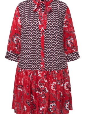 Foto van product Ulla Popken Tuniek gemengde kleuren / bloedrood