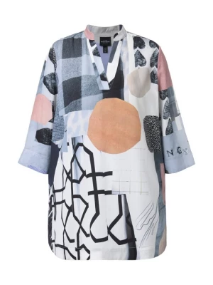 Foto van product Ulla Popken Tuniek gemengde kleuren / wit
