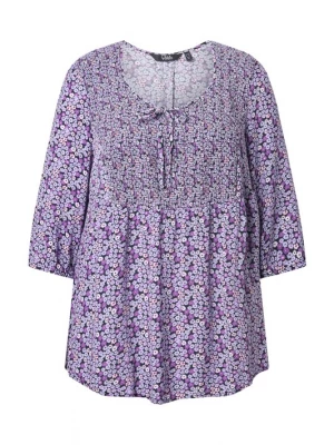 Foto van product Ulla Popken Tuniek lavendel / wit