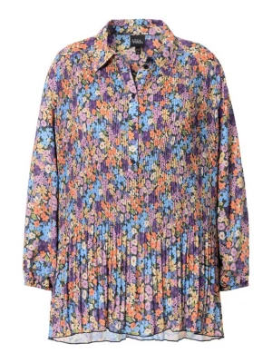 Foto van product Ulla Popken Tuniek lichtblauw / pruim / braam / oranje