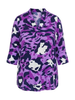 Foto van product Ulla Popken Tuniek lila / lichtlila / zwart / wit