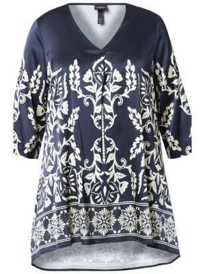 Foto van product Ulla Popken Tuniek marine / wit