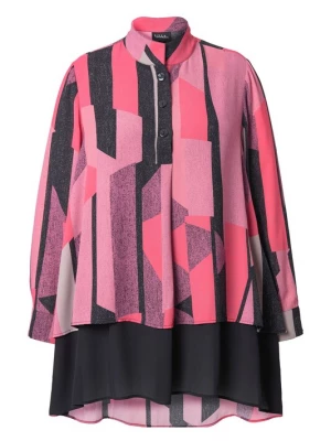 Foto van product Ulla Popken Tuniek pitaja roze / framboos / oudroze / zwart