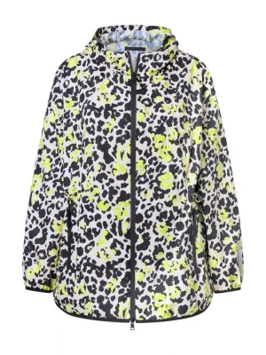 Foto van product Ulla Popken Tussenjas beige / limoen / zwart