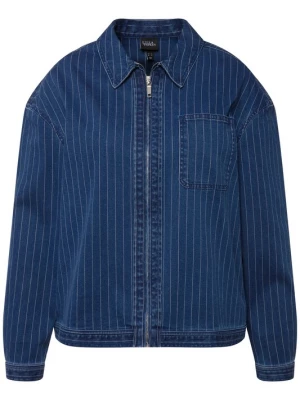 Foto van product Ulla Popken Tussenjas blauw denim / wit