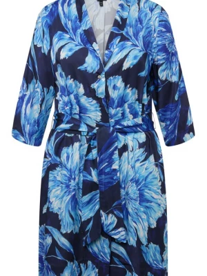 Foto van product Ulla Popken Tussenjas blauw gemêleerd