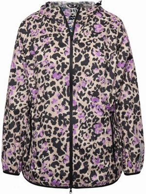 Foto van product Ulla Popken Tussenjas ecru / roodviolet / zwart