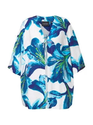 Foto van product Ulla Popken Tussenjas lichtblauw / donkerblauw / lichtgroen / wit