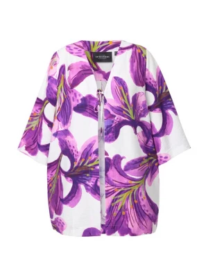 Foto van product Ulla Popken Tussenjas lila / violetblauw / wit