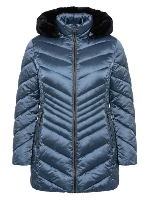 Foto van product Ulla Popken Winterjas blauw denim