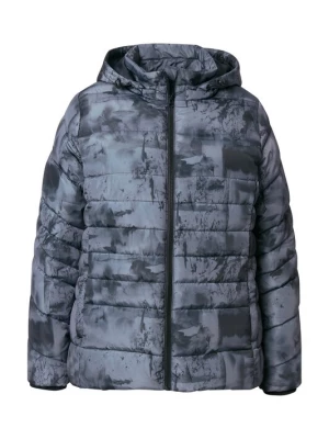 Foto van product Ulla Popken Winterjas grijs / zwart