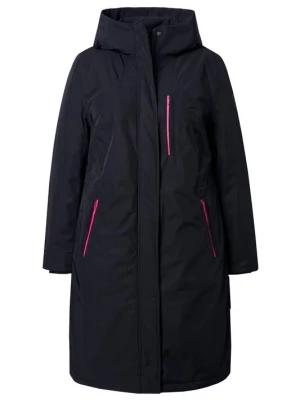 Foto van product Ulla Popken Winterjas ultramarine blauw / lichtroze