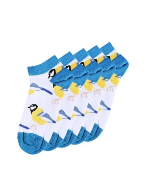 Foto van product UNABUX Sokken blauw / geel / wit