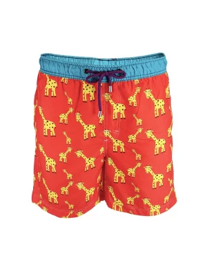 Foto van product UNABUX Zwemshorts geel / rood