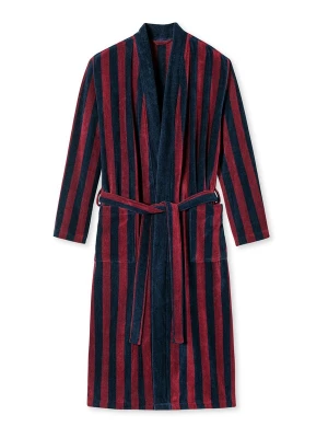 Foto van product uncover by SCHIESSER Badjas lang navy / bordeaux
