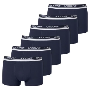 Foto van product uncover by SCHIESSER Boxershorts donkerblauw / wit