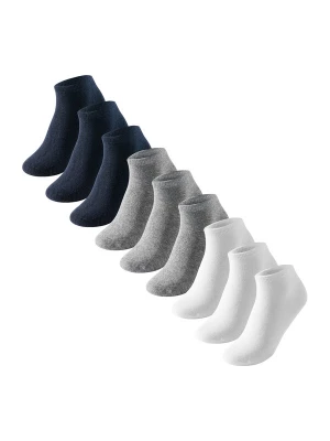 Foto van product uncover by SCHIESSER Enkelsokken grijs / zwart / wit