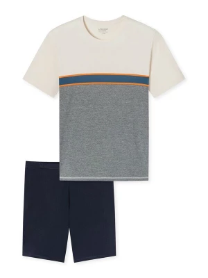 Foto van product uncover by SCHIESSER Pyjama kort ' Nightwear Shorty ' nachtblauw / grijs / offwhite