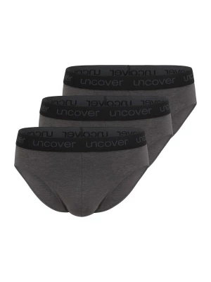 Foto van product uncover by SCHIESSER Slip ' 3er-Pack Uncover ' donkergrijs