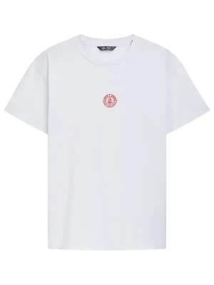 Foto van product Unfair Athletics Shirt 'DMWU' rood / wit