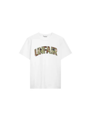 Foto van product Unfair Athletics Shirt 'Woodland' beige / bruin / pastelgroen / wit