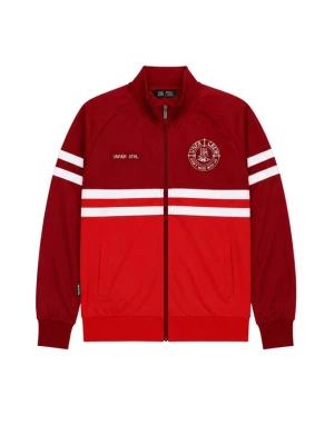Foto van product Unfair Athletics Trainingsjack 'DMWU' rood / bourgogne / wit