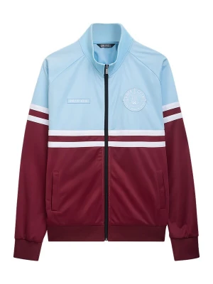 Foto van product Unfair Athletics Trainingsjack 'Tracktop' lichtblauw / bordeaux / wit