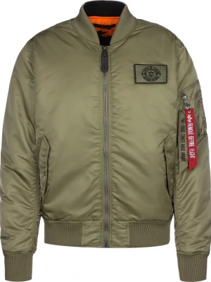 Foto van product Unfair Athletics Tussenjas 'Alpha MA-1' olijfgroen / bloedrood