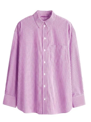 Foto van product UNIQVIBE Blouse pink / wit
