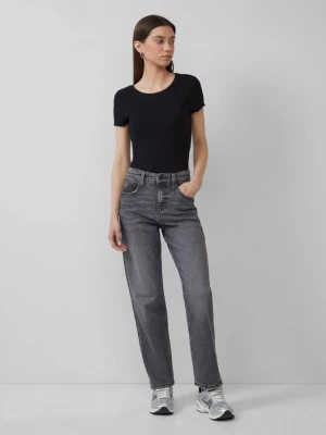Foto van product Uniseks jeans / loose fit / mid rise / straight leg / inch sizes QS grijs