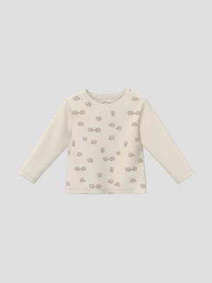 Foto van product Uniseks katoenen shirt met egelprint s.Oliver beżowy