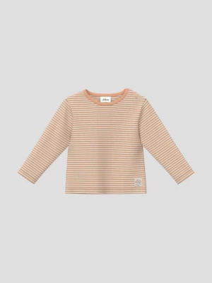 Foto van product Uniseks shirt met lange mouwen van katoenen ribstof s.Oliver