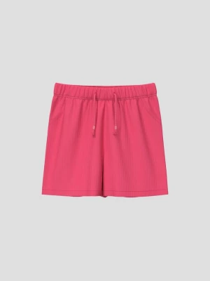 Foto van product Uniseks shorts van katoenen ribstof s.Oliver roze