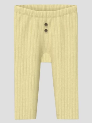 Foto van product Unisex geribde legging met sierknopen s.Oliver geel