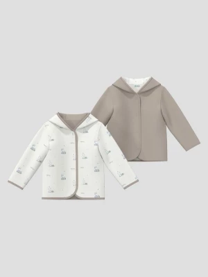 Foto van product Unisex omkeerbaar sweatjack met capuchon en all-over print s.Oliver